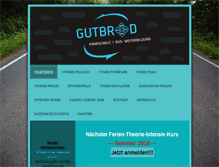 Tablet Screenshot of fahrtraining-gutbrod.biz